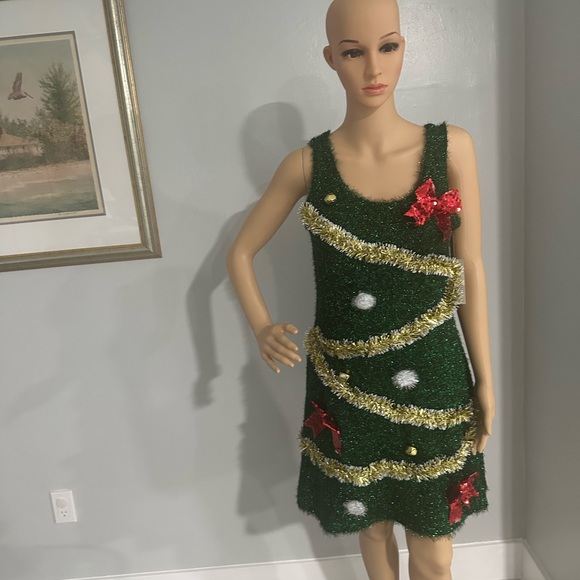frame green dress Lady Black Tie - Toby Maxi - Satin Dress With Lace Up Back & Scarf main image 1